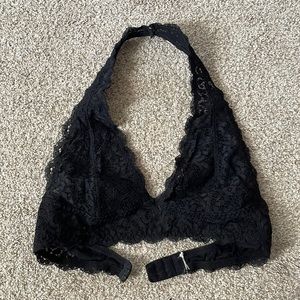 Black lace bralette